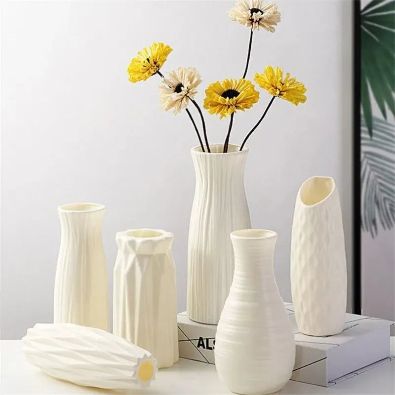 Nordic Plastic Flower Vase