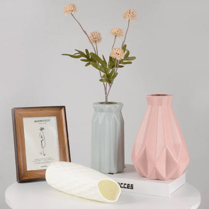 Nordic Plastic Flower Vase