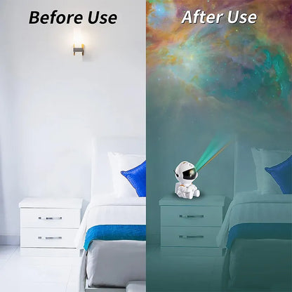 Starry Astronaut Night Light Decor