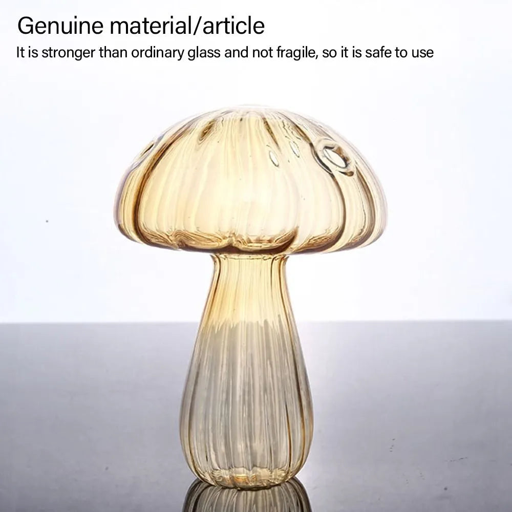 Jelly Mushroom Glass Vase