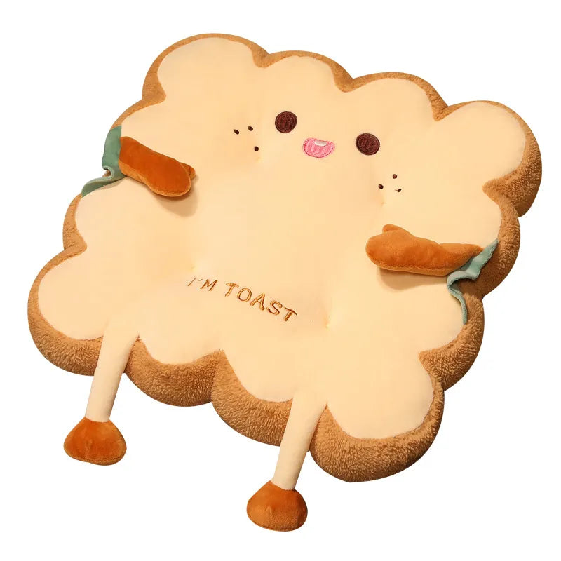 Bread Slice Memory Foam Cushion