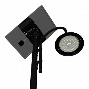 SOLTECH ORINDA solar decorative area light on a pole