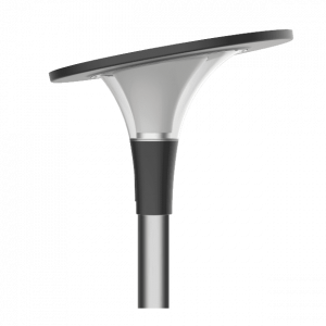 SOLTECH MORAGA solar post top light in black finish