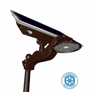 SOLTECH CEGONIA PRO solar area light in bronze finish