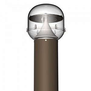 SUNDIAL solar bollard LED light